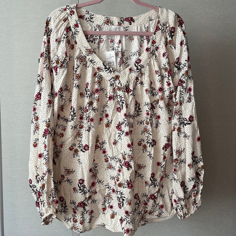 Loft Floral Blouse